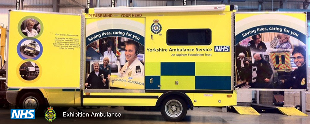 NHS exhibition ambulance