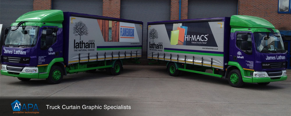 Truck curtain livery specialists